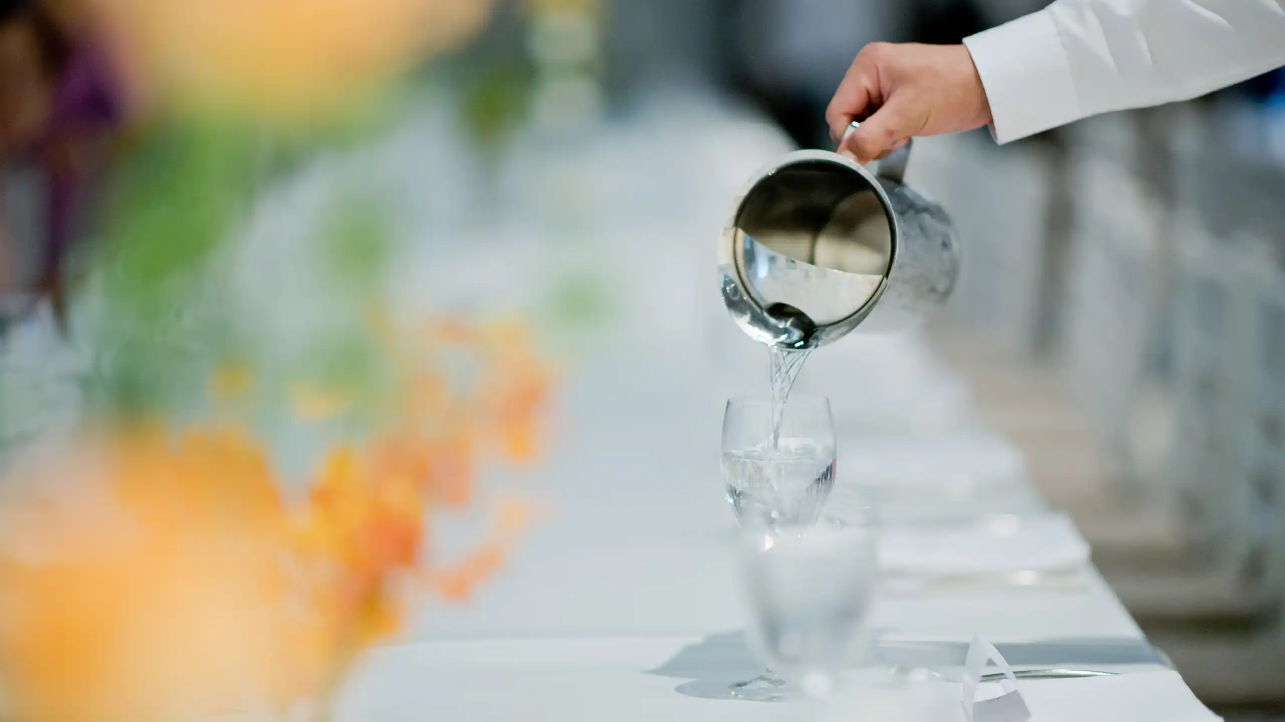 Alexin Analytical water being poured
